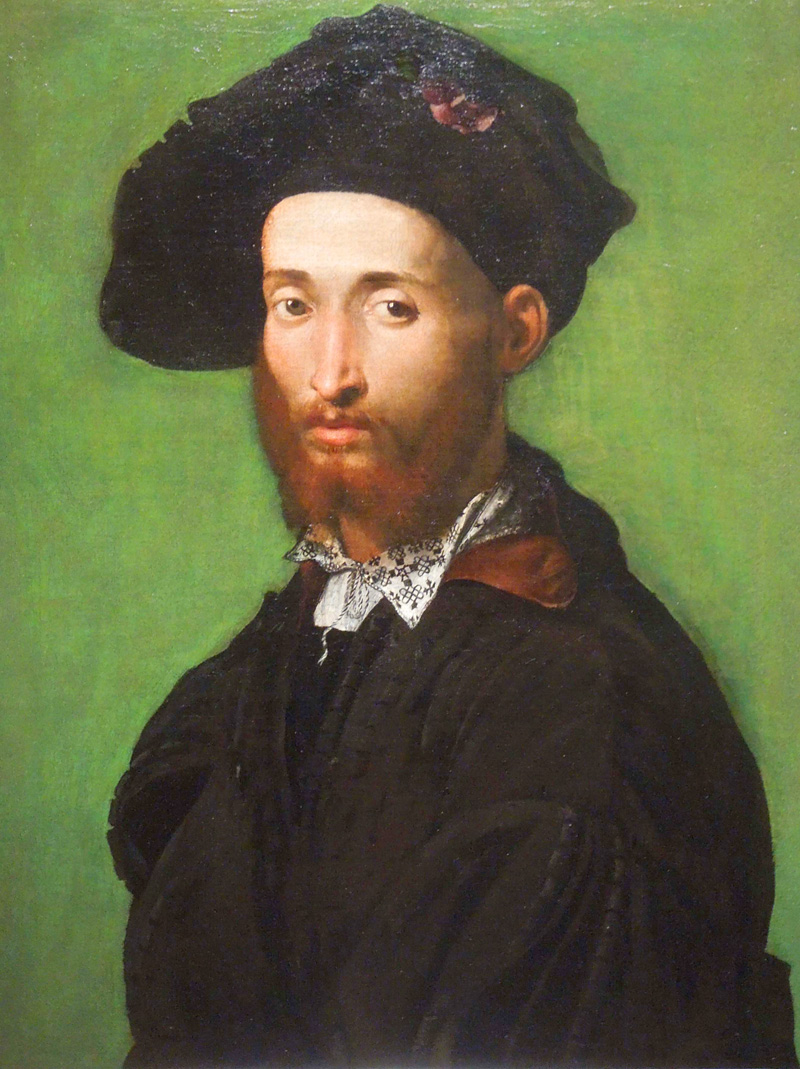 portrait of a gentleman in black